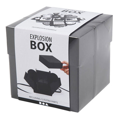 Creativ Company Explosion Box Geschenkdoos Zwart Set