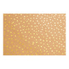Creativ company faux leather papier bruin met stippen, 1m