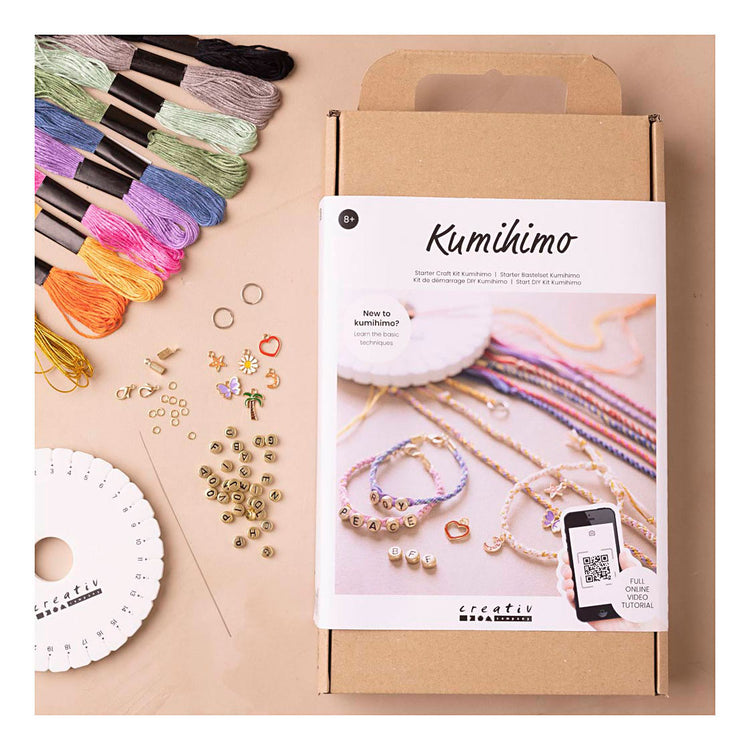 Creativ company http: www.cchobby.nl starter-hobbyset-kumihimo-vriendschapsarmband-1-doos