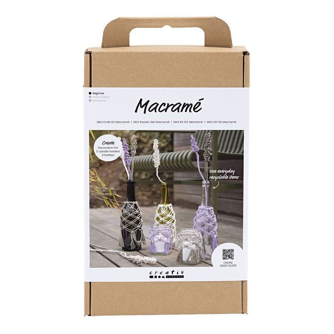 Creativ Company Hobbyset Macrame Glasdecoratie