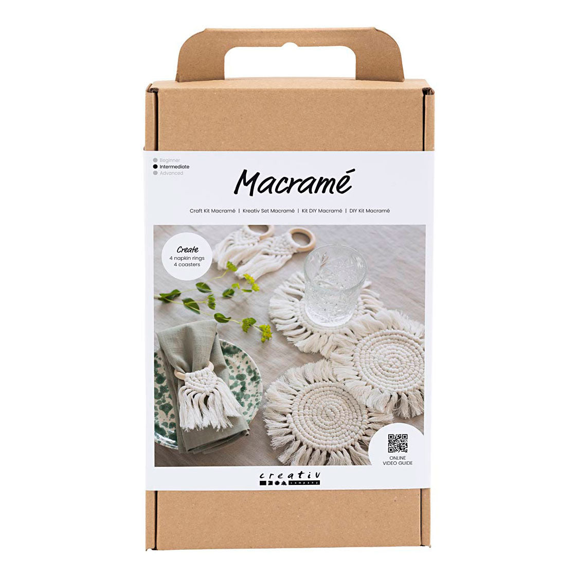 Creativ Company Hobbyset Macrame Tafeldecoratie Off-white