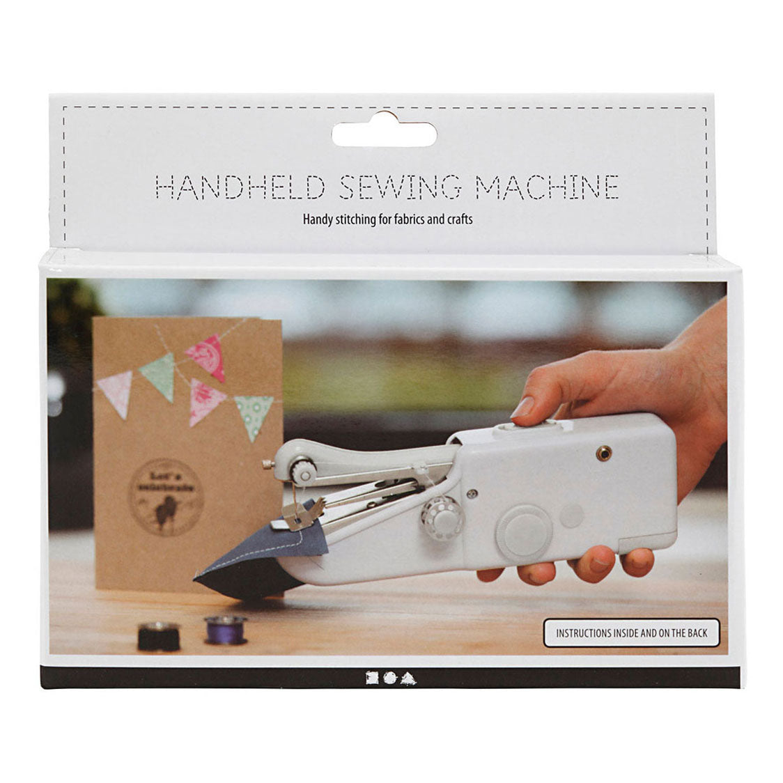 Creativ company http: www.cchobby.nl handnaaimachine-h-6-7-cm-l-20-5-cm-b-3-5-cm-wit-1-stuk