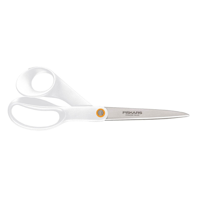 Creativ company fiskars universele schaar wit, 21cm