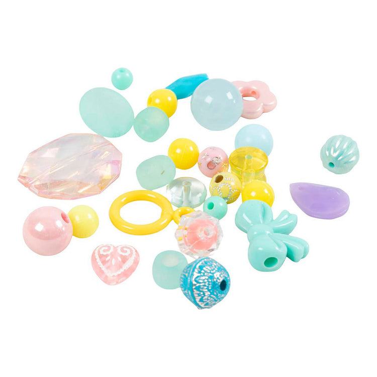 Creativ company http: www.cchobby.nl plastic-kralen-d-5-35-mm-gatgrootte-1-8-mm-ca-900-stuk-diverse-kleuren-700-ml-1-doosje