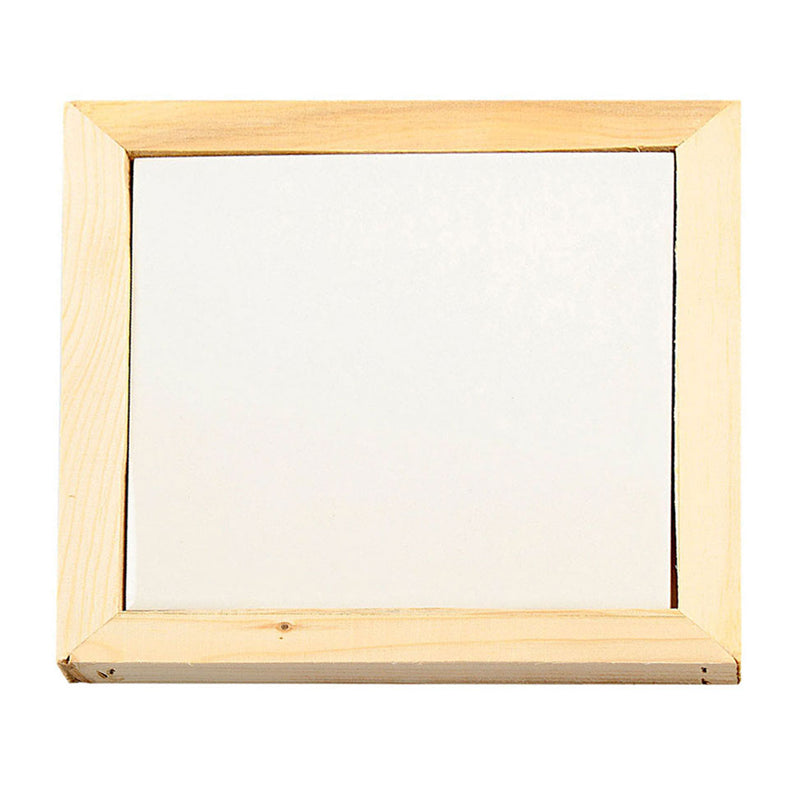 Creativ company onderzetter met houten lijst 15x15cm, 10st.