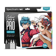 Creativ company hobbyset illustratie manga en stripboekhelden kleurset - afbeelding 1
