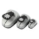 Creativ company ponsen set, grafische ster, 25+50+75 mm, 3 stuk, 1 doos