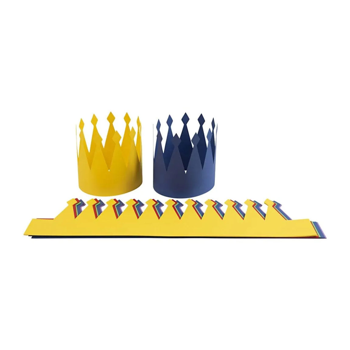 Creativ company kroon karton diverse kleuren, 25st.