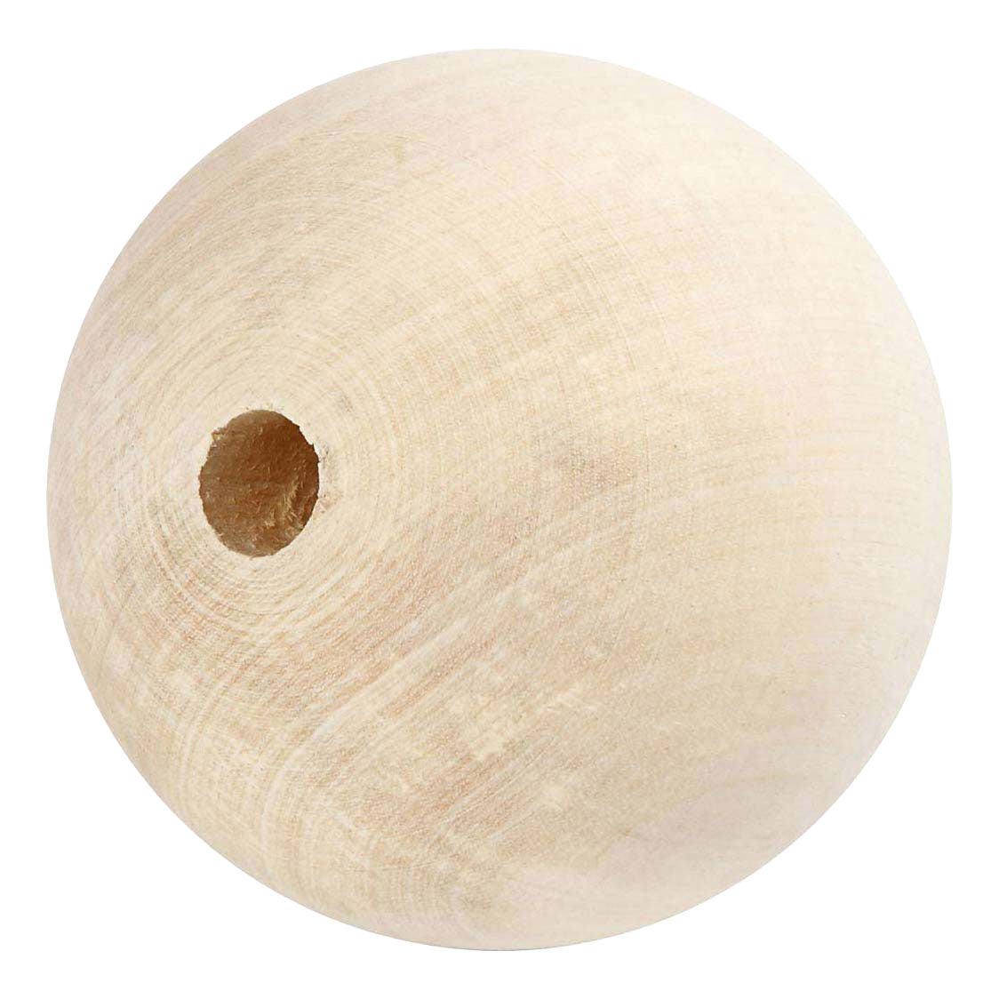 Creativ company houten kraal 80mm gatgrootte 8mm