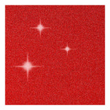 Creativ company kaarten en enveloppen 10,5x15cm glitter rood - 4st. - afbeelding 4