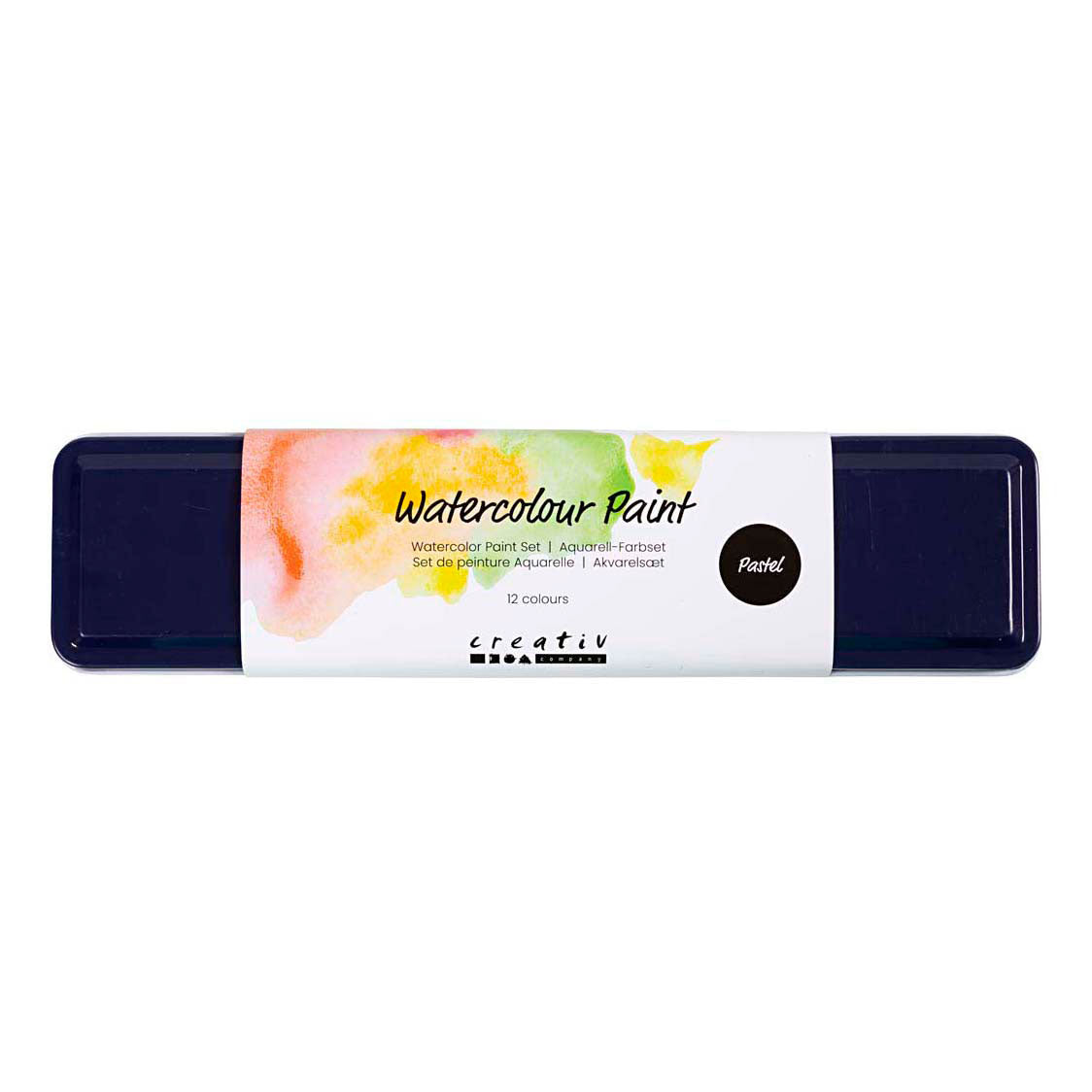 Creativ company cc waterverf set pastelkleuren 12 kleuren