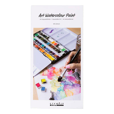 Creotime https: www.cchobby.nl art-aquarelverf-pan-afm-10x15x20-mm-standaardkleuren-48-kleur-1-doos