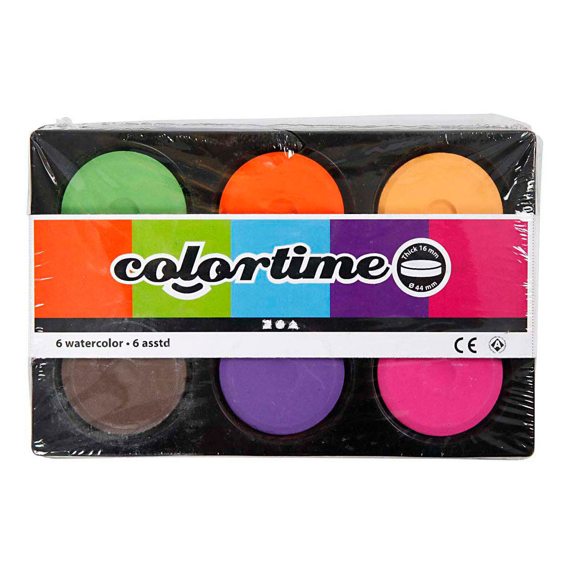 Creativ company waterverf extra kleuren - 6 kleuren