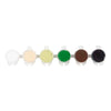 Creativ company plus color acrylverf naturel kleuren - 6x5ml.