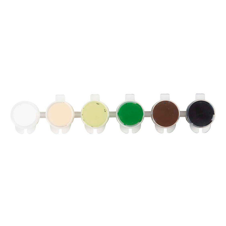 Creativ company plus color acrylverf naturel kleuren - 6x5ml.
