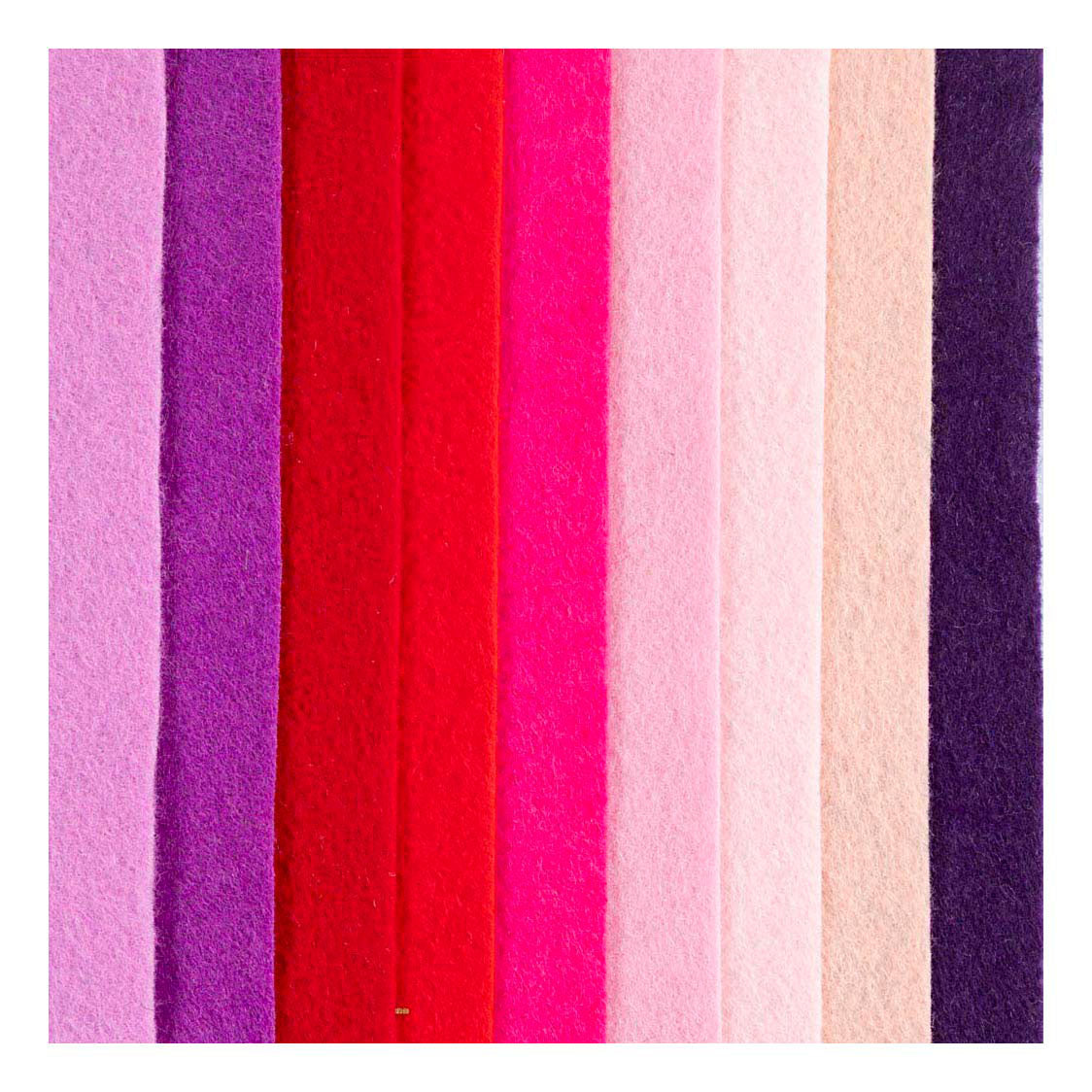 Creativ company hobbyvilt a4 dikte 2mm paars en roze harmonie - 10st.