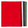Creativ company hobbyvilt a4 dikte 2mm kerst kleuren - 10st.