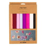 Creativ company crepepapier paars en roze harmonie - 8st. - afbeelding 2