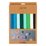 Creativ company crepepapier blauw en groen harmonie - 8st. - afbeelding 2