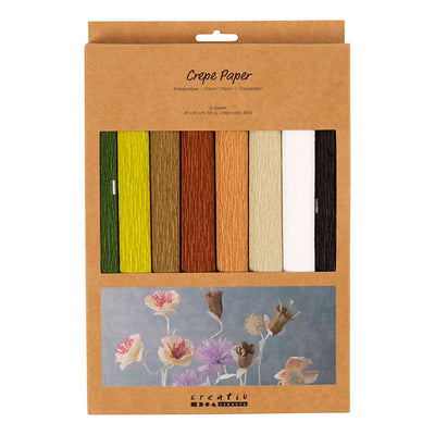 Creativ company https: www.cchobby.nl crepepapier-vel-25x60-cm-crepe-verhouding-180-105-gr-naturel-8-vel-1-doos