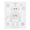 Creativ company schildercanvas met print robot - 24x30cm