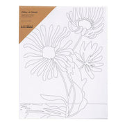 Creativ company schildercanvas met print grote bloemen - 24x30cm - afbeelding 2