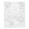 Creativ company schildercanvas met print bloemenlandschap - 24x30cm