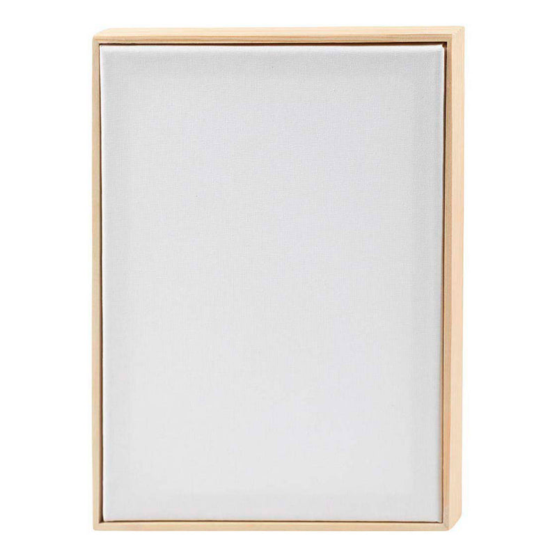 Creativ company gespannen canvas met lijst 280gr. 21x29,7cm - wit
