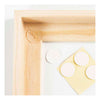 Creativ company gespannen canvas met lijst 280gr. 21x29,7cm - wit