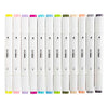 Creativ company tekenstift lijndikte 1+8mm pastelkleuren - 12st.