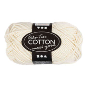 Creativ company katoengaren afm 8 8 l: 80-85 m off-white - 50gr. - afbeelding 1