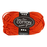 Creativ company katoengaren afm 8 8 l: 80-85 m rood - 50gr. - afbeelding 1