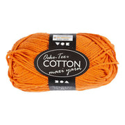 Creativ company katoengaren afm 8 8 l: 80-85 m oranje - 50gr. - afbeelding 1