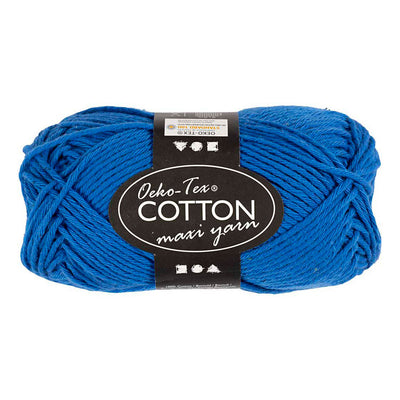 Creativ company katoengaren afm 8 8 l: 80-85 m kobalt blauw - 50gr.