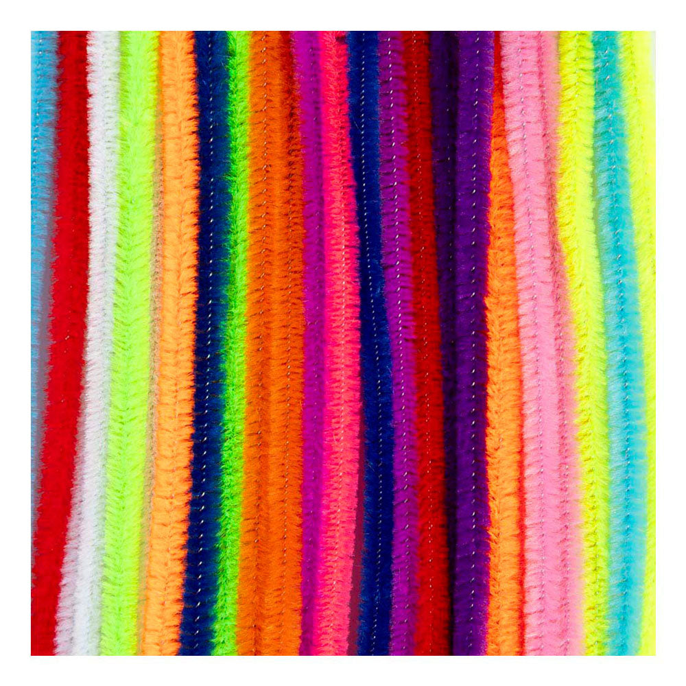 Creativ company chenille 6mm x 30cm kleurrijk - 25st.