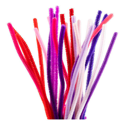 Https: www.cchobby.nl chenille-l-30-cm-dikte-6-mm-paars-roze-harmonie-25-stuk-1-doos