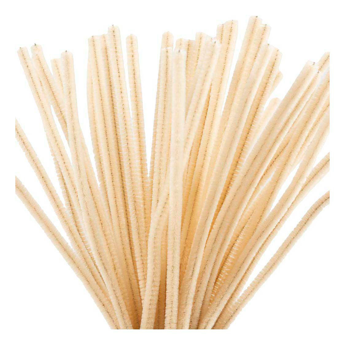 Creativ company chenille 6mm x 30cm beige - 50st.