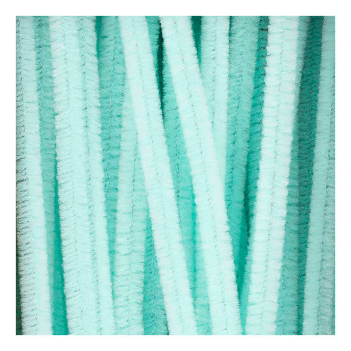 Creativ company chenille 6mm x 30cm licht turquoise - 50st.