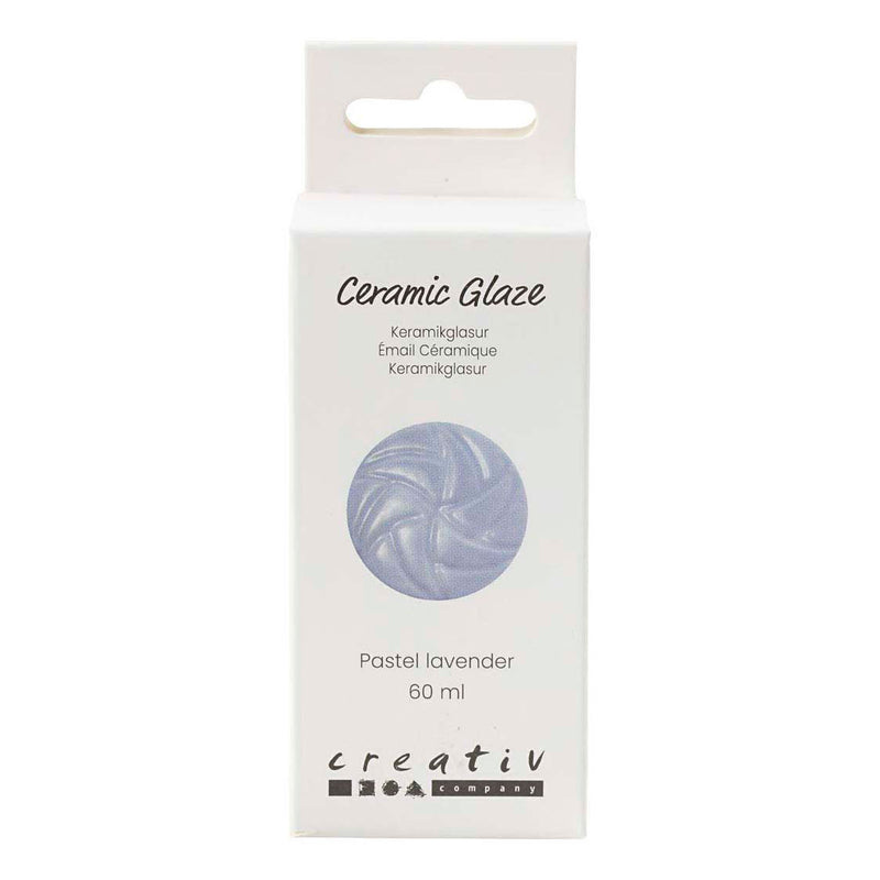 Creativ company keramiek glazuur 984-1101 c dekkend pastel lavender - 60ml