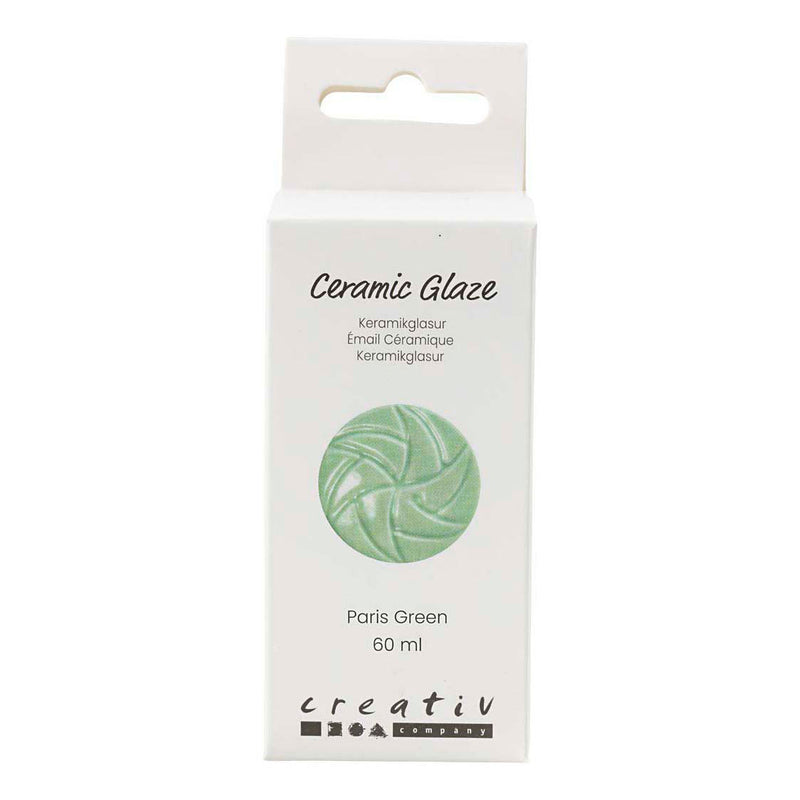 Creativ company keramiek glazuur 984-1101 c dekkend paris green - 60ml