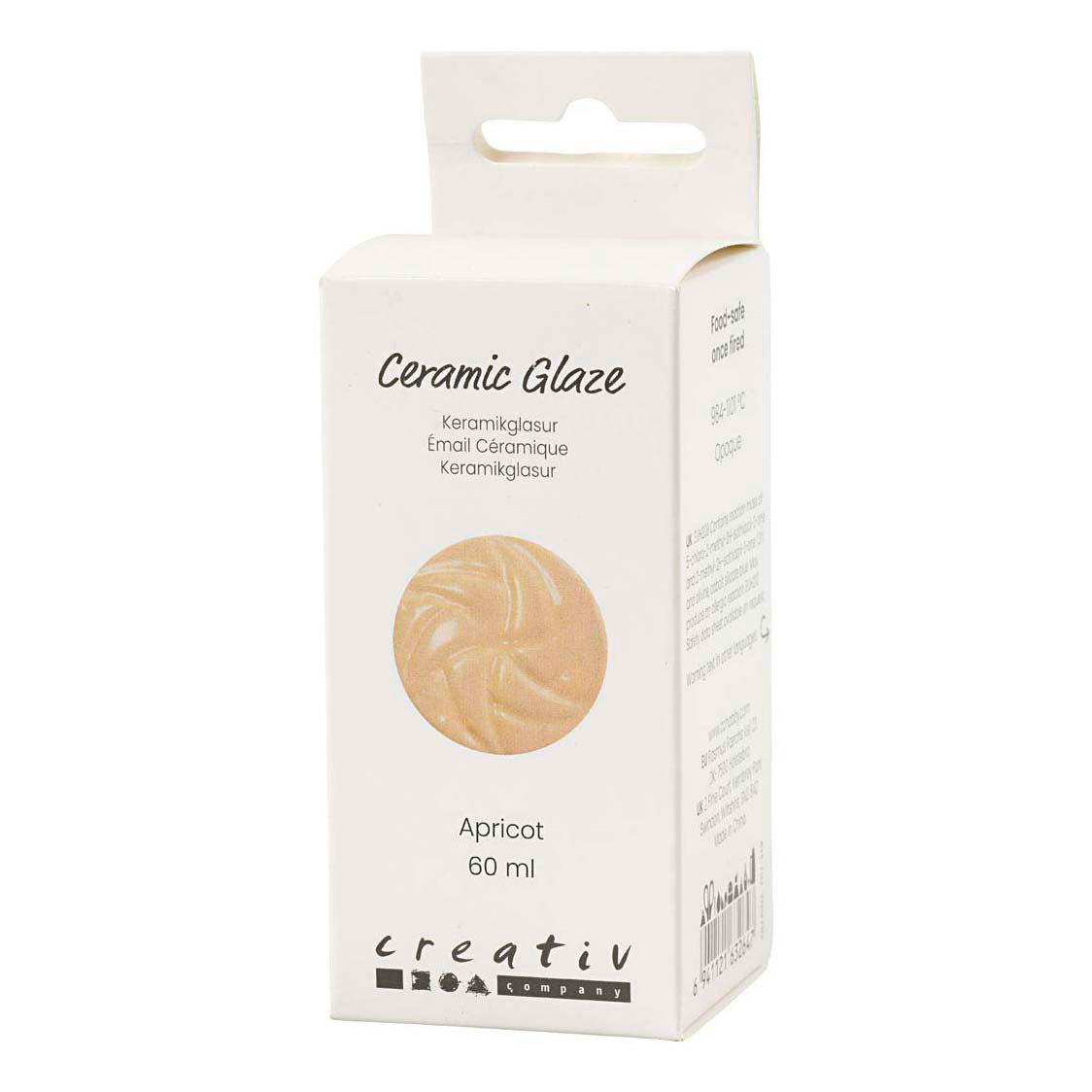 Creativ company https: www.cchobby.nl keramiek-glazuur-984-1101-c-dekkend-apricot-60-ml-1-doosje