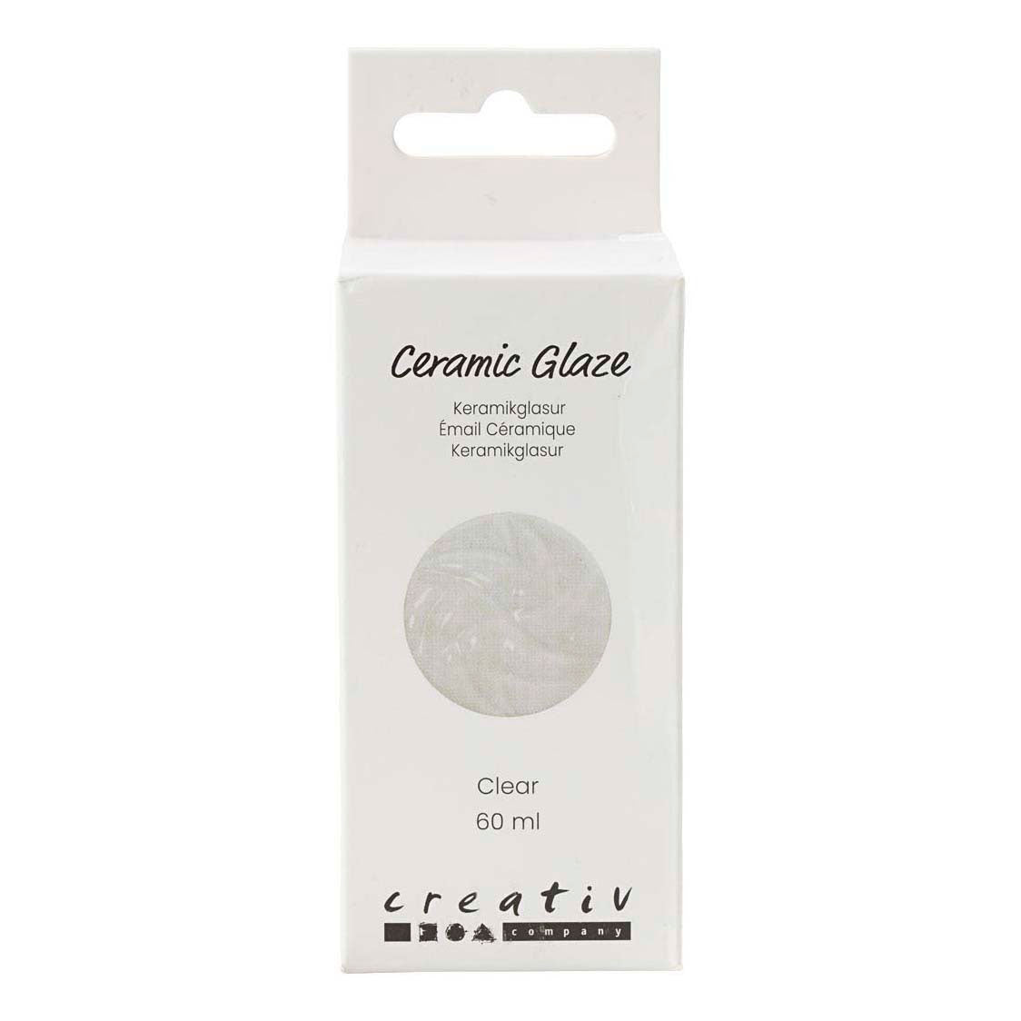 Creativ company keramiek glazuur 984-1101 c transparant helder - 60ml