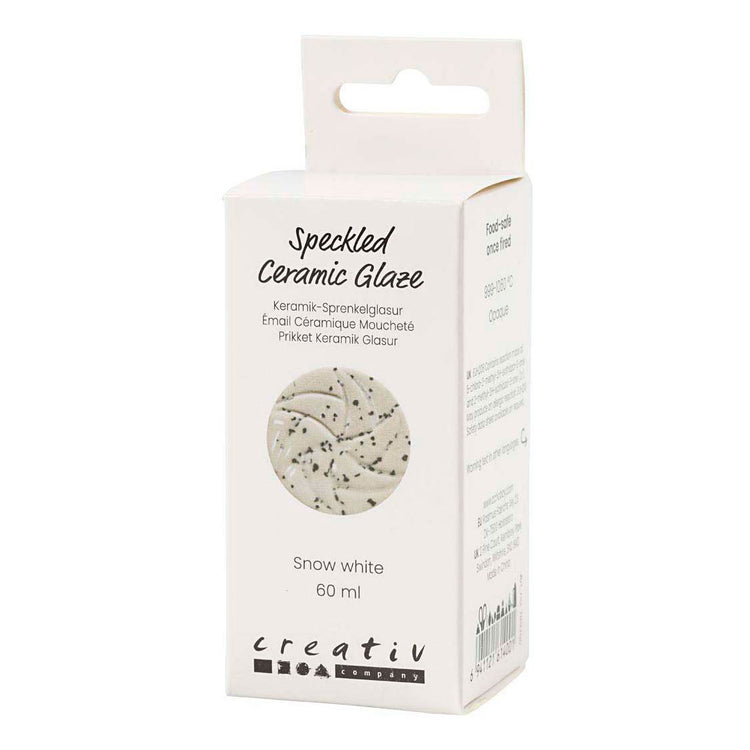 Creativ company https: www.cchobby.nl gespikkeld-keramiekglazuur-999-1060-c-dekkend-snow-white-60-ml-1-doosje