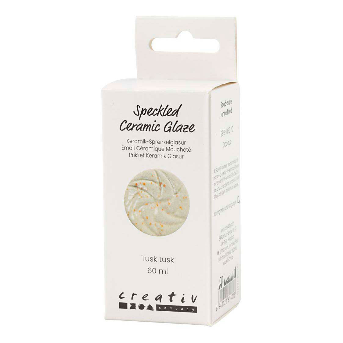 Creativ company https: www.cchobby.nl gespikkeld-keramiekglazuur-999-1060-c-dekkend-tusk-tusk-60-ml-1-doosje