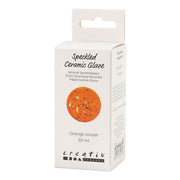 Creativ company gespikkeld keramiek glazuur 999-1060 c dekkend orange sun - 60ml - afbeelding 3
