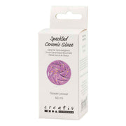 Creativ company gespikkeld keramiek glazuur 999-1060 c dekkend flower power - 60ml - afbeelding 3