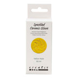 Creativ company gespikkeld keramiek glazuur 999-1060 c dekkend yellow haze - 60ml - afbeelding 1