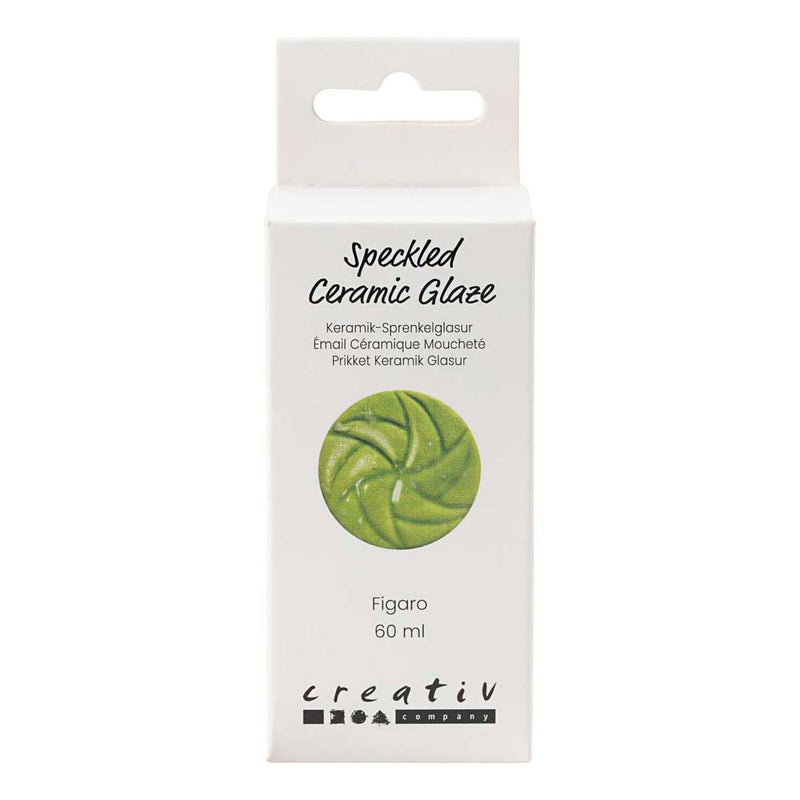 Creativ company gespikkeld keramiek glazuur 999-1060 c dekkend figaro - 60ml