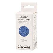 Creativ company gespikkeld keramiek glazuur 999-1060 c dekkend blue by you - 60ml - afbeelding 3