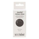 Creativ company gespikkeld keramiek glazuur 999-1060 c dekkend tutto nero - 60ml - afbeelding 1